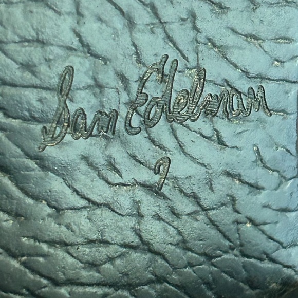 Sam Edelman Hilary Black Leather Booties Size 7 - Picture 9 of 10